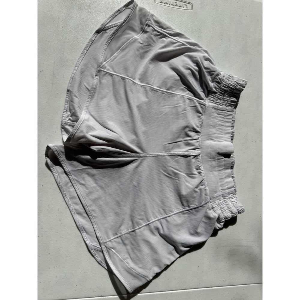 Lululemon Hotty Hot High-Rise Lined Short 4 gray  LW7BUSS Size 4